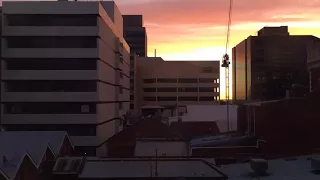 12122015 Timelapse sunset from my Hotel room in Perth.
