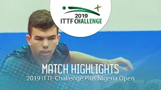 Mahmoud Helmy vs Olawale Olaniyi | 2019 ITTF Nigeria Open Highlights (Group)