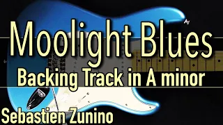 Moolight Blues Backing Track in A minor | SZBT 969