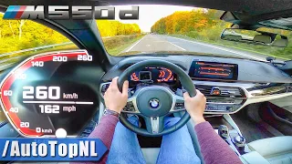 BMW M550d TOURING 400HP | TOP SPEED on AUTOBAHN (NO SPEED LIMIT) by AutoTopNL