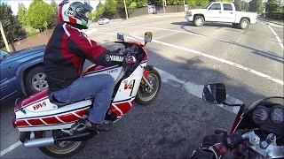 1984 RZ500, 1988 TZR250- Two Stroke ride