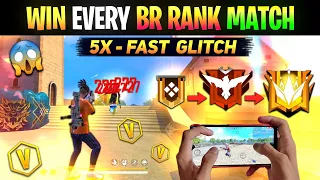 GLITCH - Fastest Br Rank Pushing Tricks Grandmaster in 1 Day 😱 || Gold To Grandmaster || Free Fire