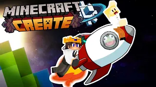 We're Going To SPACE! | Minecraft Create: Above and Beyond