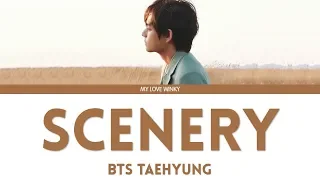 BTS V (뷔) - "SCENERY" (풍경) Color Coded Lyrics (Eng/Rom/Han)