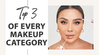 TOP 3 IN EVERY MAKEUP CATEGORY | NINA UBHI