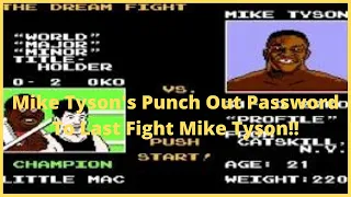 Mike Tyson Punch Out Code Password Right To Final Opponent Mike Tyson Secret Revealed Nintendo NES