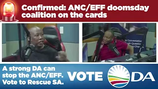 The ANC/EFF doomsday coalition on the cards - Malema confirms