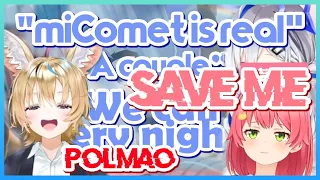 Kanata exposes that miComet is a "real couple" as she acts as Miko's VA【Hololive | Eng Sub】