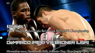 KNOCKOUT Fights: ANTONIO DeMARCO (Mexico) VS ADRIEN BRONER (USA) / BOXING l HD