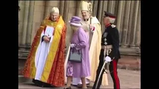 The Queen visits Lichfield