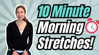 10 Minute Morning Stretches | Seated Stretches for Seniors & Adults 50+