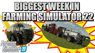 THE BIGGEST & SMALLEST WEEK IN FARMING SIMULATOR 22 | Farm Sim Weekend Update