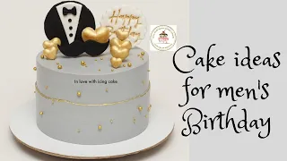 Birthday Cake Ideas for Men's| Cake Designs For Men| Cake Ideas for Husband| Birthday Cake for Dad