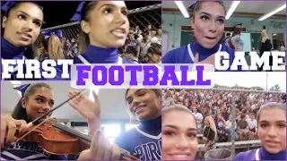 SENIOR YEAR: FIRST FOOTBALL GAME + SCHOOL DAY VLOG! | MianTwins