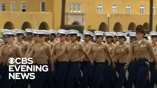 Female Marines graduate from historically all-male boot camp