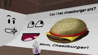 Drawing Cheezburger in Spray Paint