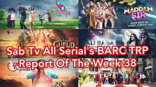 Sab Tv All Serial's BARC TRP Report Of The Week 38