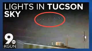 RAW VIDEO: Lights seen in Tucson night sky