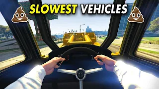 Top SLOWEST Vehicles in GTA 5 Online! (2023)