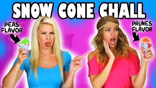 Guess the Snow Cone Challenge with Fun & Crazy Flavors for Summer. Totally TV