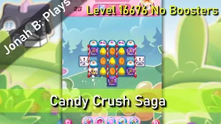 Candy Crush Saga Level 16676 No Boosters