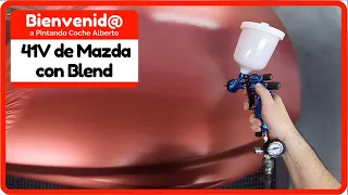 Tutorial de aplicación 41V de mazda con resina teñida