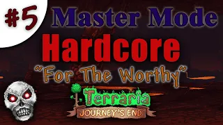 QUAD BARREL SHOTGUN! - Terraria Master Hardcore For The Worthy #5