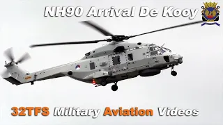 [4K] NH90 Helicopter lands like a fixed-wing aircraft