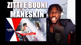 Måneskin - Zitti E Buoni - Italy 🇮🇹 - Grand Final - Eurovision 2021 | REACTION