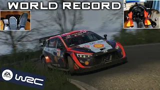 [World Record] Hyundai i20 N Rally1 (Croatia Rally)  | EA Sports WRC | T300RS + TH8A