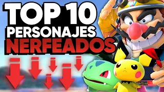 Los PERSONAJES MÁS NERFEADOS de Smash Ultimate