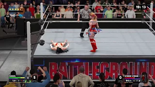 WWE 2K17 Wonder Woman (Bikini) vs. Fangirl - Ironman Squash Part 4