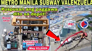 METRO MANILA SUBWAY UPDATE VALENZUELA STATION & DEPOT|May 03 |build3x|build better more