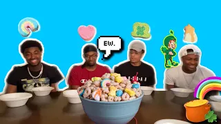 TASTING EVERY LUCKY CHARM CEREAL CHALLENGE!! WHICH IS THE BEST?