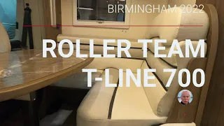 ROLLER TEAM -T LINE 700. Caravan Camping & Motorhome Show 2022, NEC Birmingham. 4K