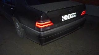 W140 BENZ Custom led tail lights by ZETT