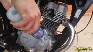 Como Limpar e Dar Brilho no Motor da Moto Encardido e Amarelado.