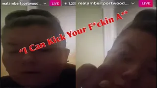 Amber Portwood Goes Live On IG Threatens To Karate Kick Trolls! Next Day Forgets What She Said!