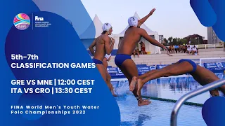 Day 9 CLASSIFICATION GAMES | Morning Session | FINA World Men's Youth Water Polo Championships 2022