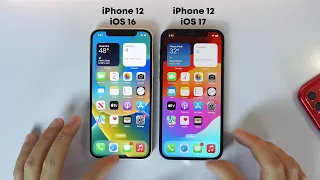 iPhone 12 iOS 16 Vs iPhone 12 iOS 17 - Speed Test in 2024