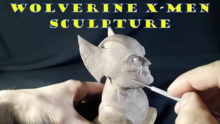 Wolverine (Logan) sculpture timelapse❌ Wolverine (Weapon X) in clay