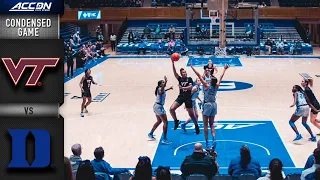 Virginia Tech vs. Duke Condensed Game | 2021-22 ACC Women’s Basketball