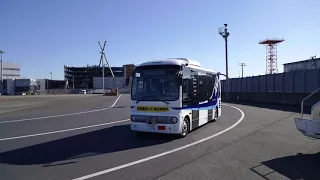 Autonomous driving bus demonstration at Tokyo’s Haneda airport [RAW VIDEO]