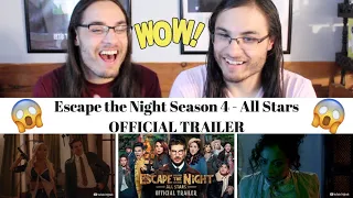 Escape the Night Season 4 All Stars - OFFICIAL TRAILER I Our Reaction // TWIN WORLD