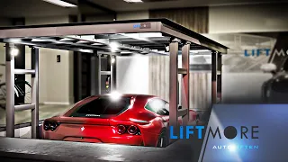 Car lift for underground parking -  LiftMore Autoliften