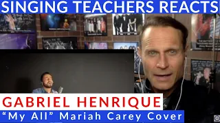 SINGING COACH REACTS🎤Gabriel Henrique - “My All” Mariah Carey Cover