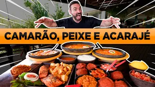 CAMARÃO, PEIXE, MOQUECA & ACARAJÉ!! DESAFIO DE FRUTOS DO MAR!