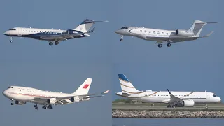 Cannes Film Festival / Monaco GP Traffic | Bizjets Airliners | Spotting at Nice | 23rd May 2024 [4K]
