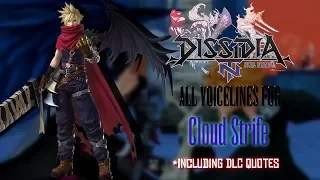 [DFFNT] All Cloud Strife voicelines