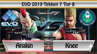 Tekken 7 EVO 2019 - Losers Final｜RAD RB Anakin (Jack-7) vs Rox Dragons Knee (Paul)